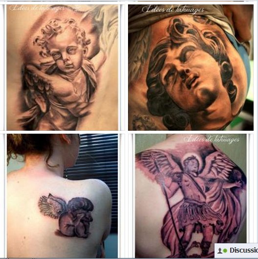 tatouage ange biblique