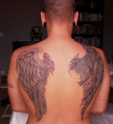 tatouage ange démon