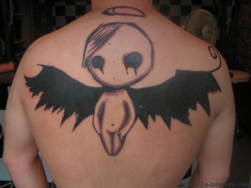 tatouage ange démon