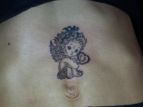 tatouage ange mignon