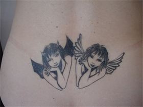 tatouage ange ou démon