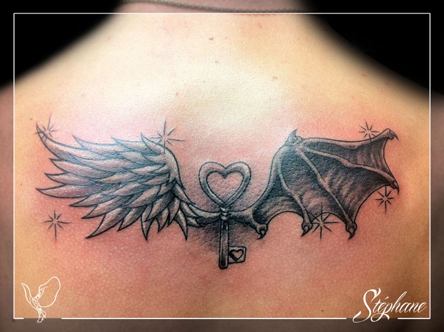 tatouage ange ou démon