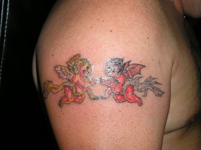 tatouage ange ou démon
