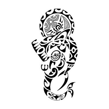 tatouage ange polynésien