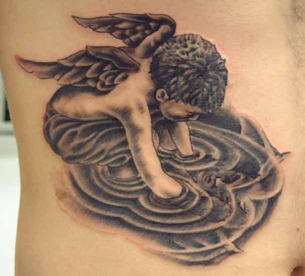 tatouage ange vs démon