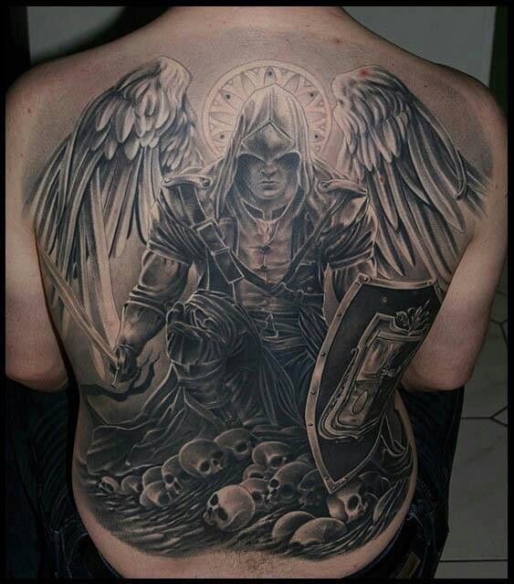 tatouage ange vs démon