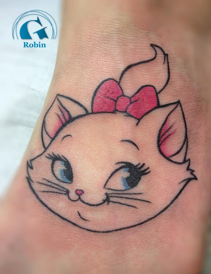 tatouage animaux chat