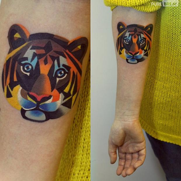 Tatouage animaux couleur