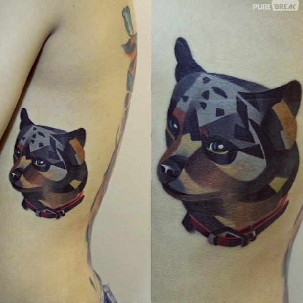 tatouage animaux couleur