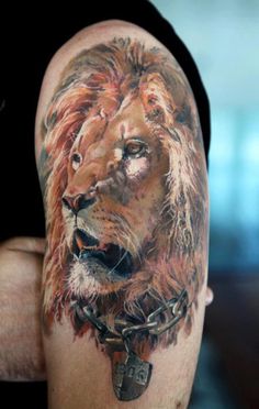 tatouage animaux lion