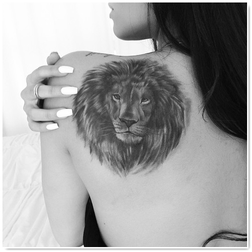 tatouage animaux lion