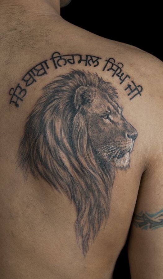 tatouage animaux lion
