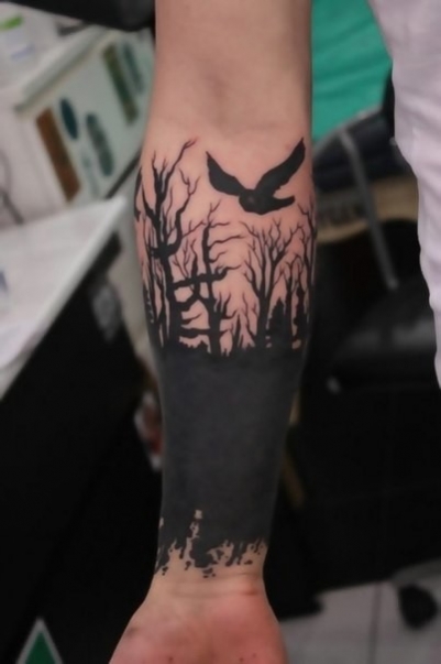 tatouage arbre de vie avant bras
