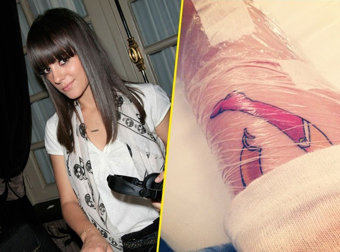 tatouage avant bras alizée
