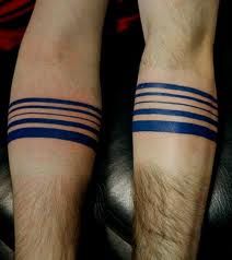 tatouage avant bras bande