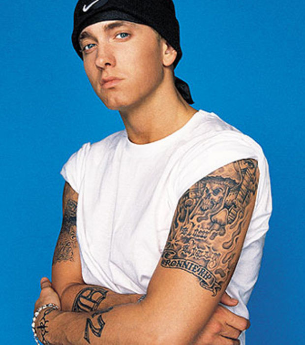 tatouage avant bras eminem