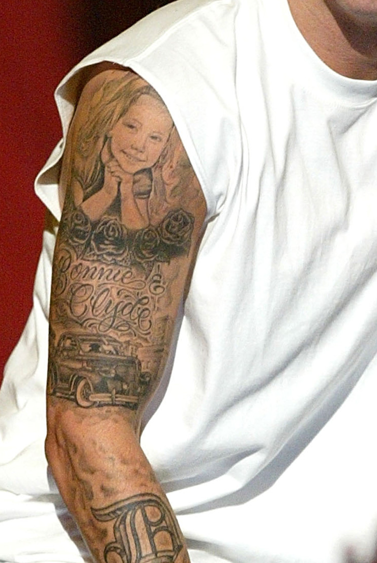 tatouage avant bras eminem