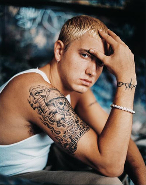 tatouage avant bras eminem