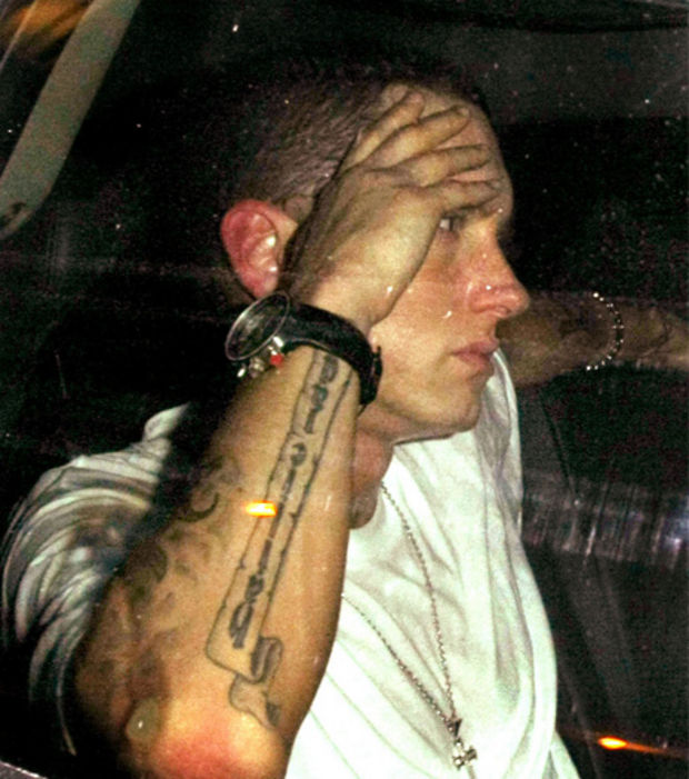 tatouage avant bras eminem