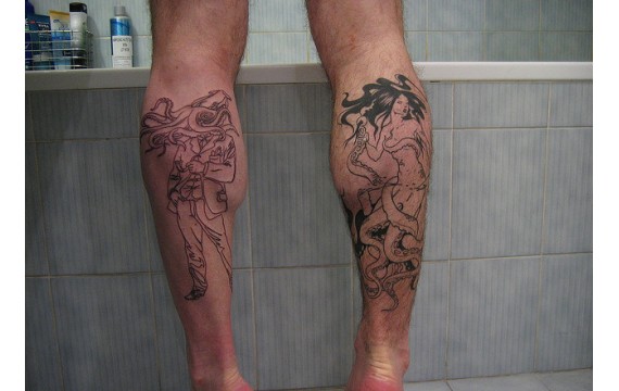 tatouage avant bras gang