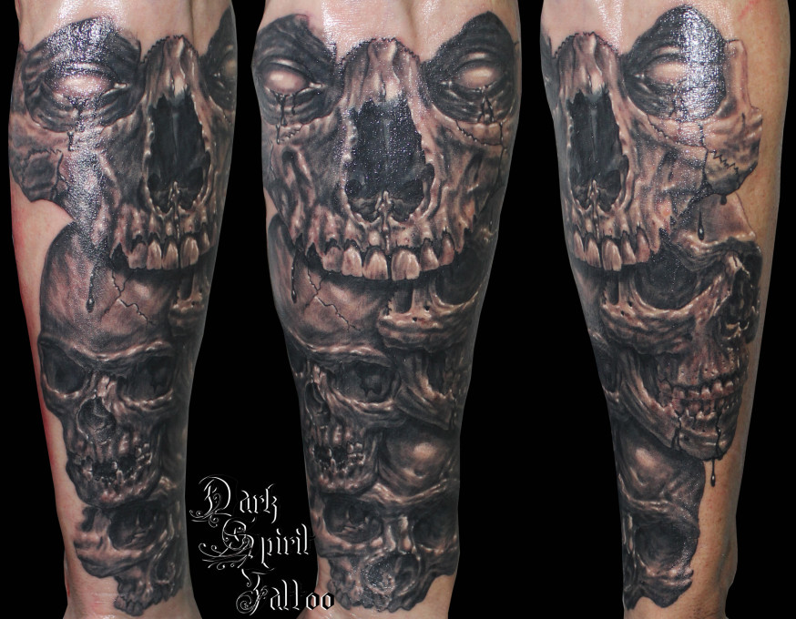 tatouage avant bras homme gothique