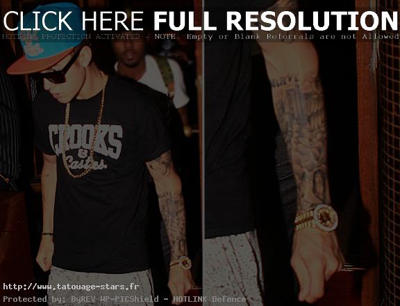 tatouage avant bras justin bieber