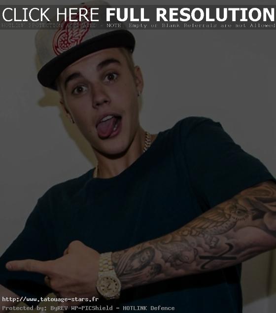 tatouage avant bras justin bieber