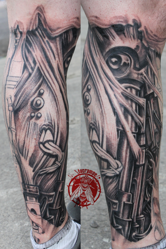 tatouage avant bras terminator