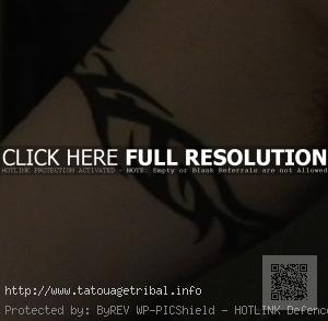tatouage bracelet bras tribal