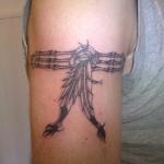 tatouage bracelet indien bras