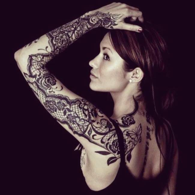 tatouage bras fille