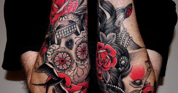 tatouage bras homme couleur