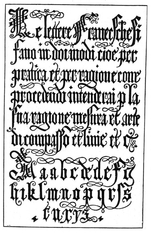 tatouage calligraphie gothique