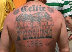 tatouage celtic glasgow