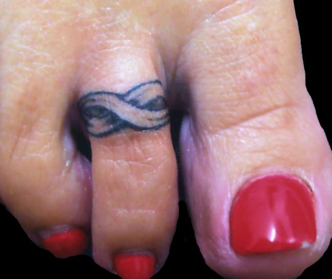 tatouage celtique pied