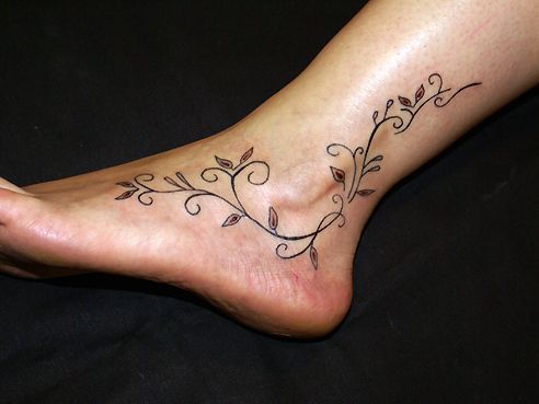 tatouage cheville