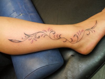 tatouage cheville pied beaute
