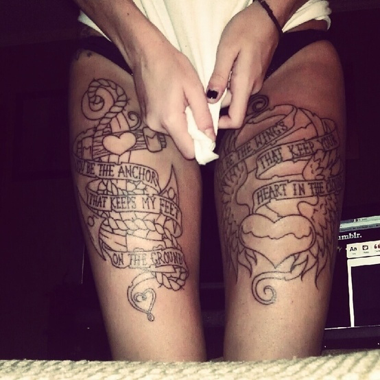 Tatouage cuisses