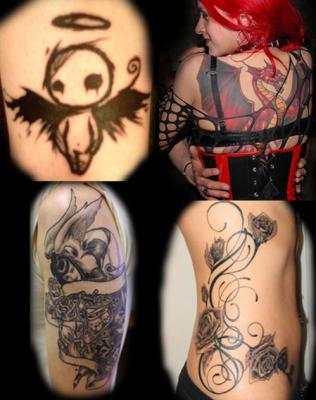 tatouage de gothique