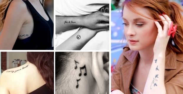 tatouage discret et feminin
