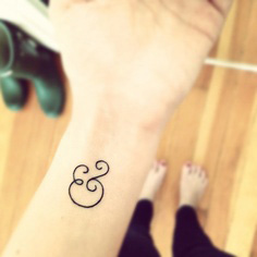 tatouage discret homme poignet