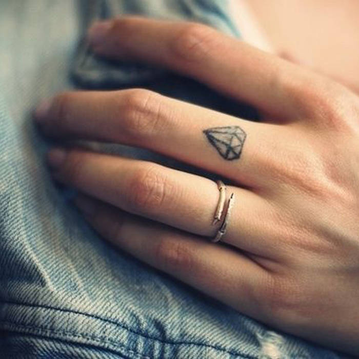 tatouage discret main