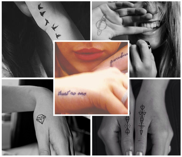 tatouage discret sur la main