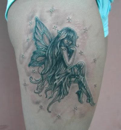 tatouage elfe gothique