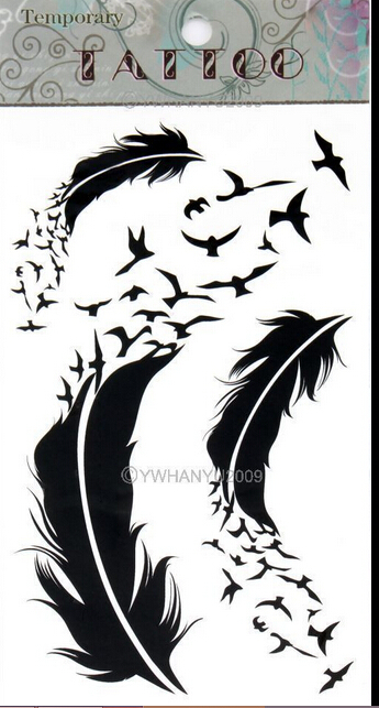 tatouage ephemere gothique