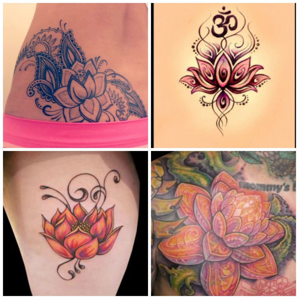 tatouage fleur asiatique