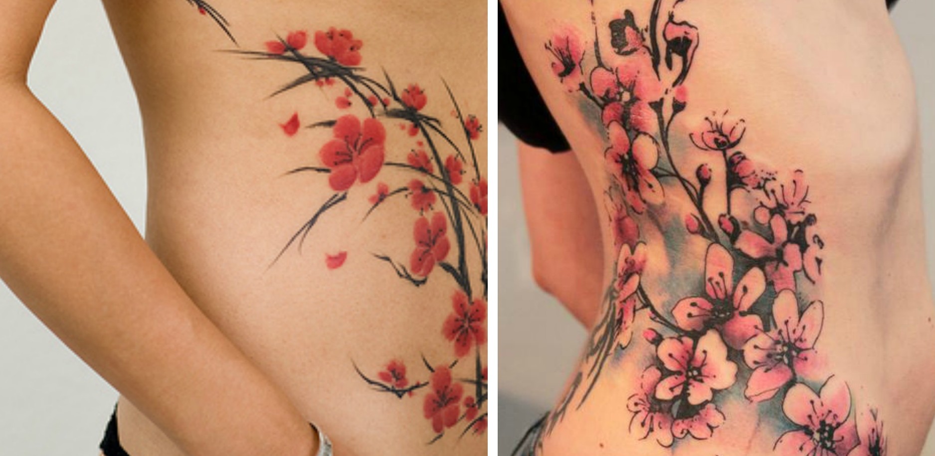 Tatouage fleur chinoise