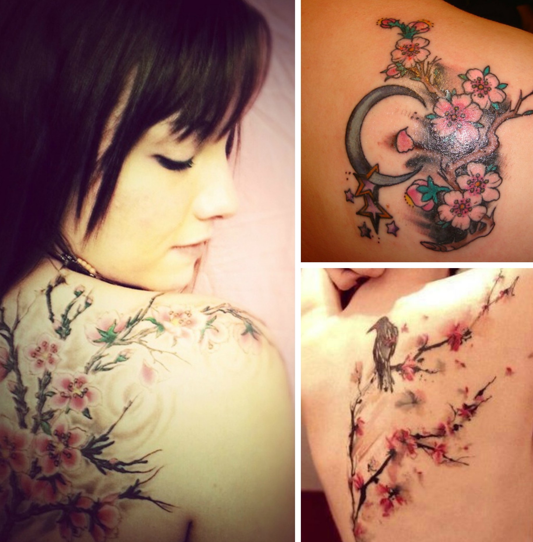 tatouage fleur chinoise
