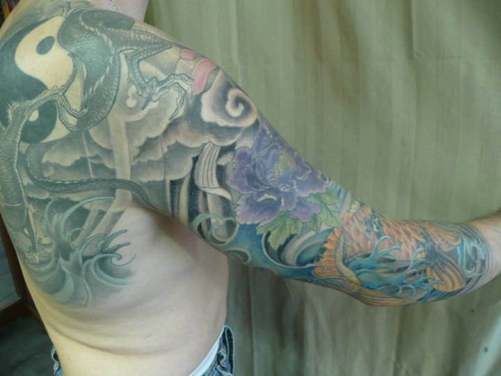 tatouage fleur homme