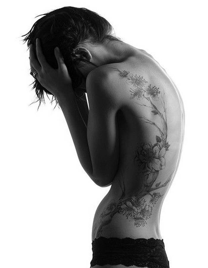 tatouage fleur pinterest
